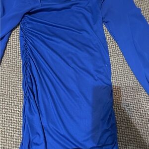 SHEIN Royal Blue Long Sleeve Dress